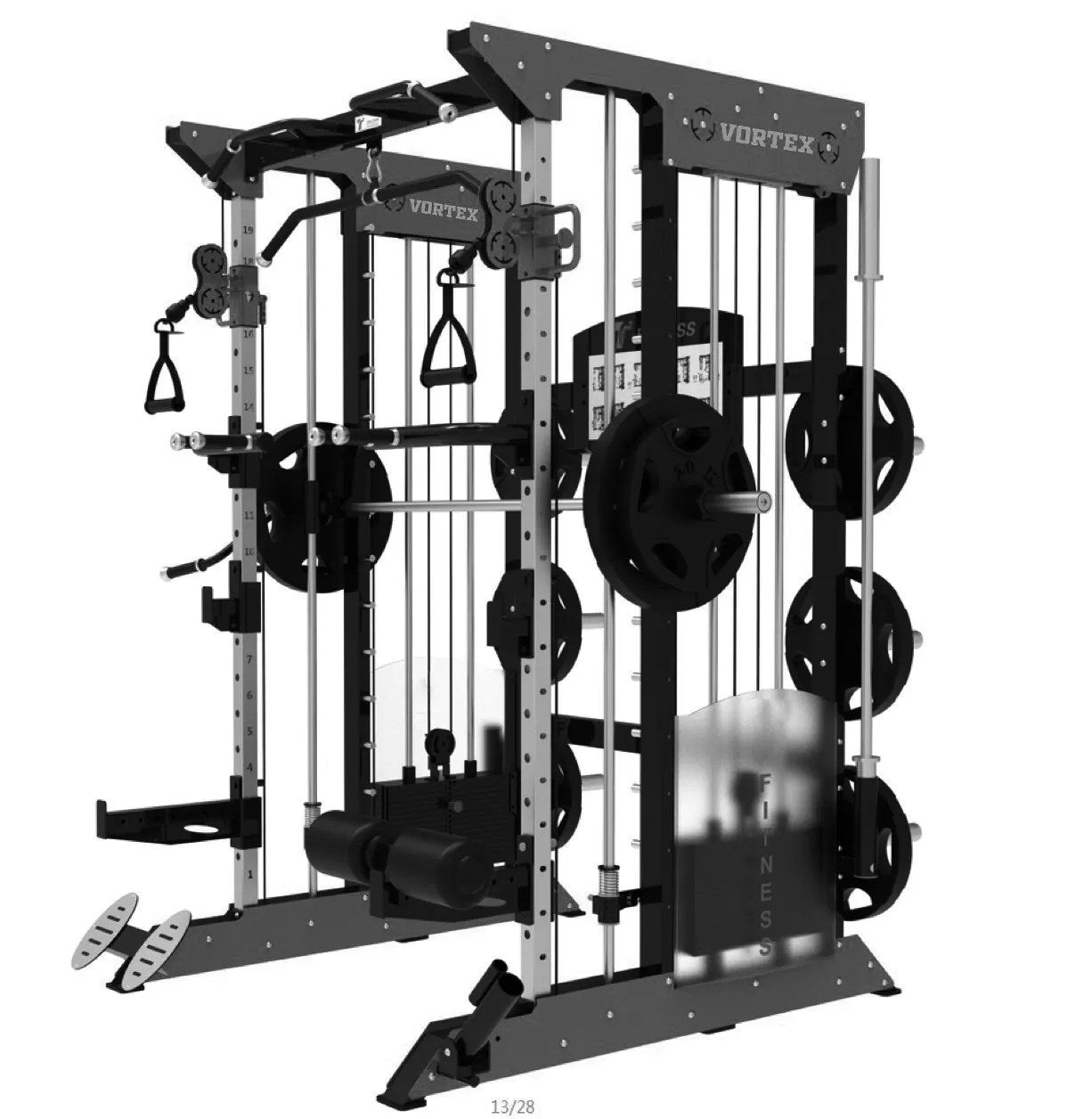 Vortex VX1000 Power Rack with functional trainer