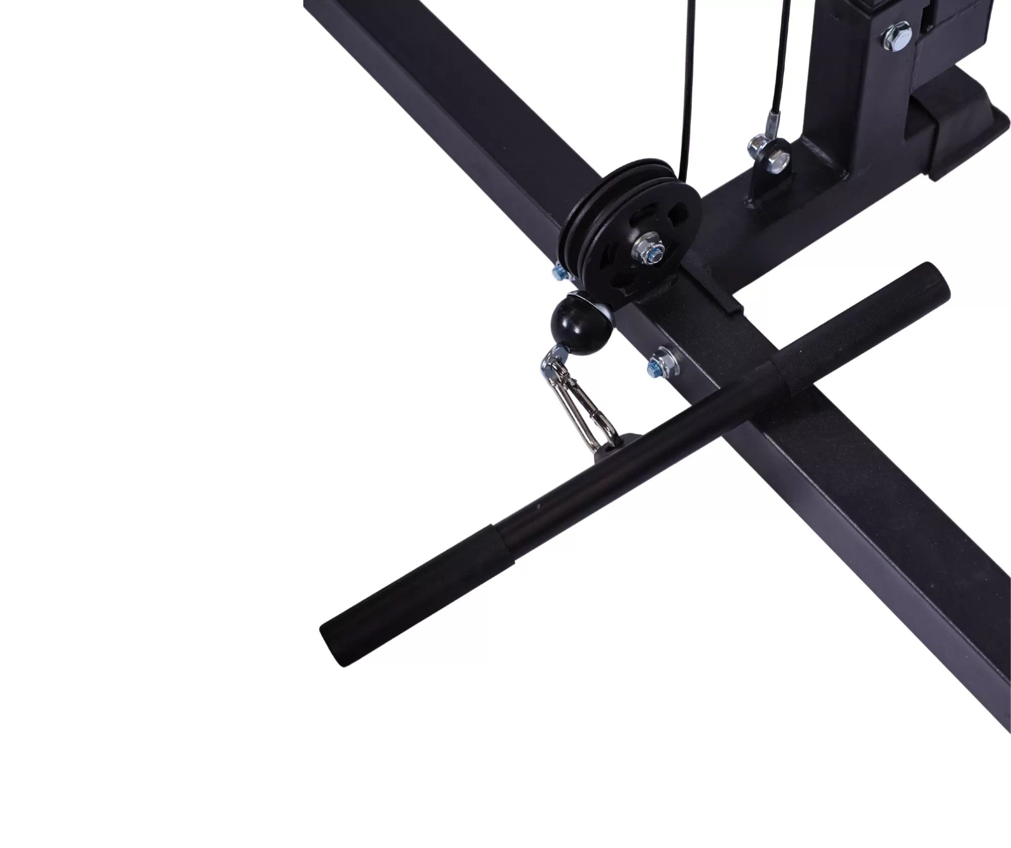 Olympic Squat Cage 1000 lb Weight Capacity Included with LAT Pulldown System RBVX10