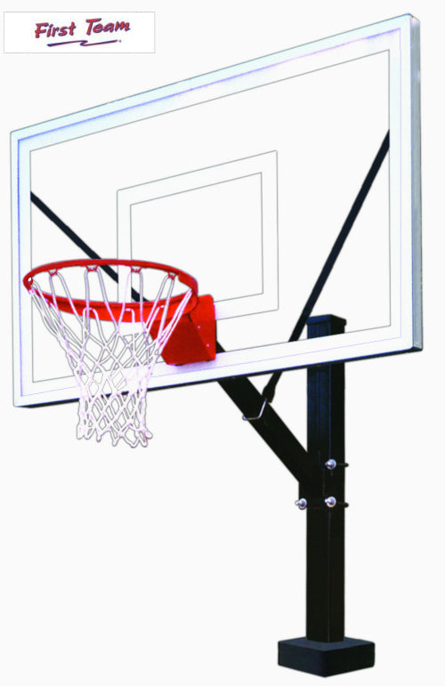 HydroSport™ Fixed-Height Poolside Basketball Goal – Durable Stainless Steel & Acrylic Backboard