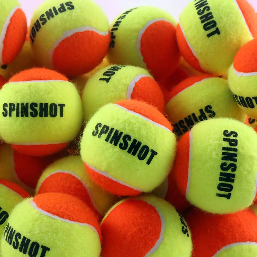 60 pcs Spinshot Low Compression Orange Tennis Balls