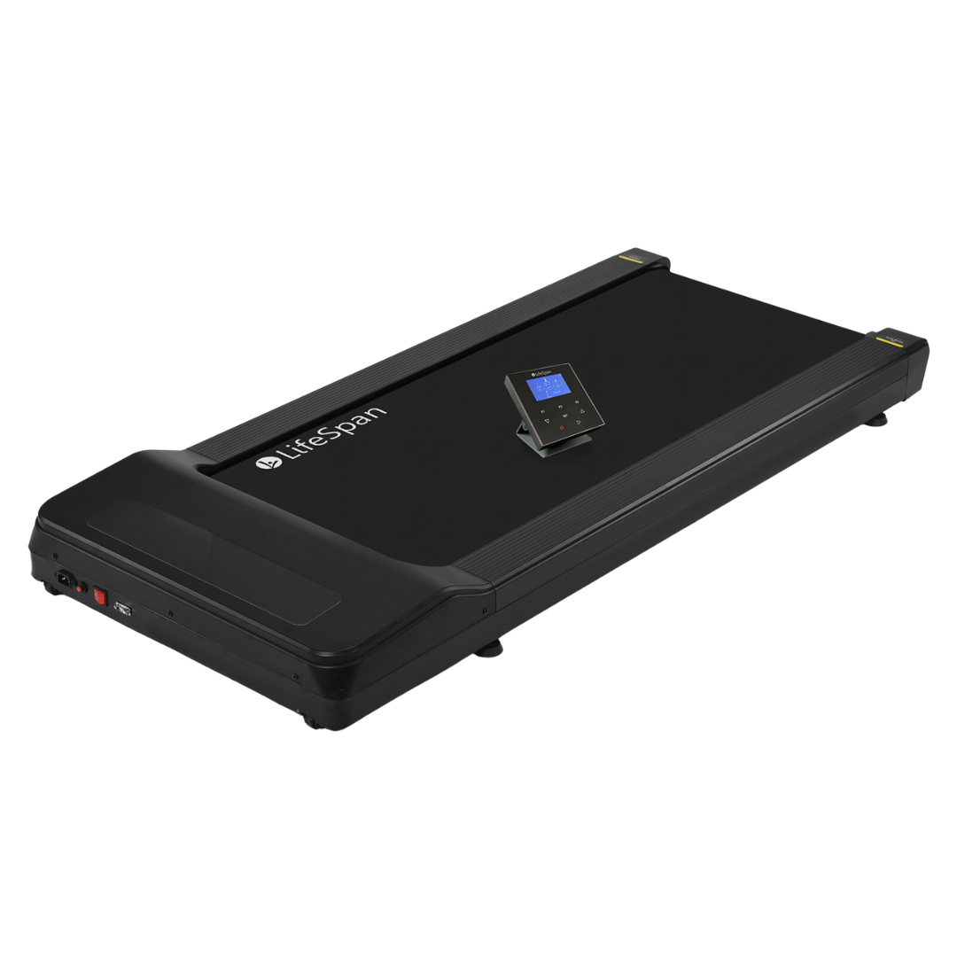 TR5000Pro-GlowUp Under Desk Treadmill with Omni Console – 4.5 HP, Quiet Motor, No Assembly