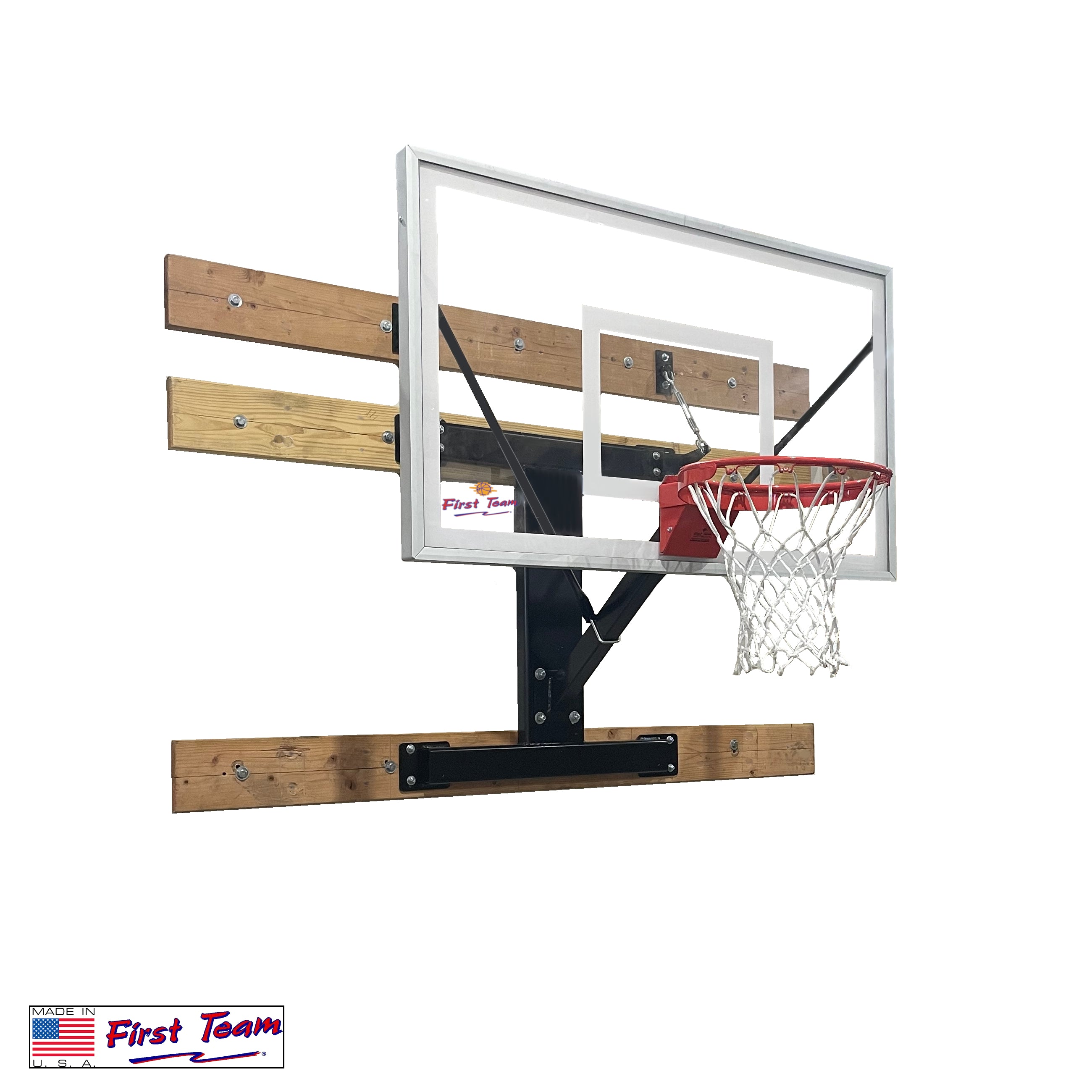 VersiSport™ Wall Mount Basketball Goal - Fixed Height, Multiple Backboard Sizes, Lifetime Limited Warranty