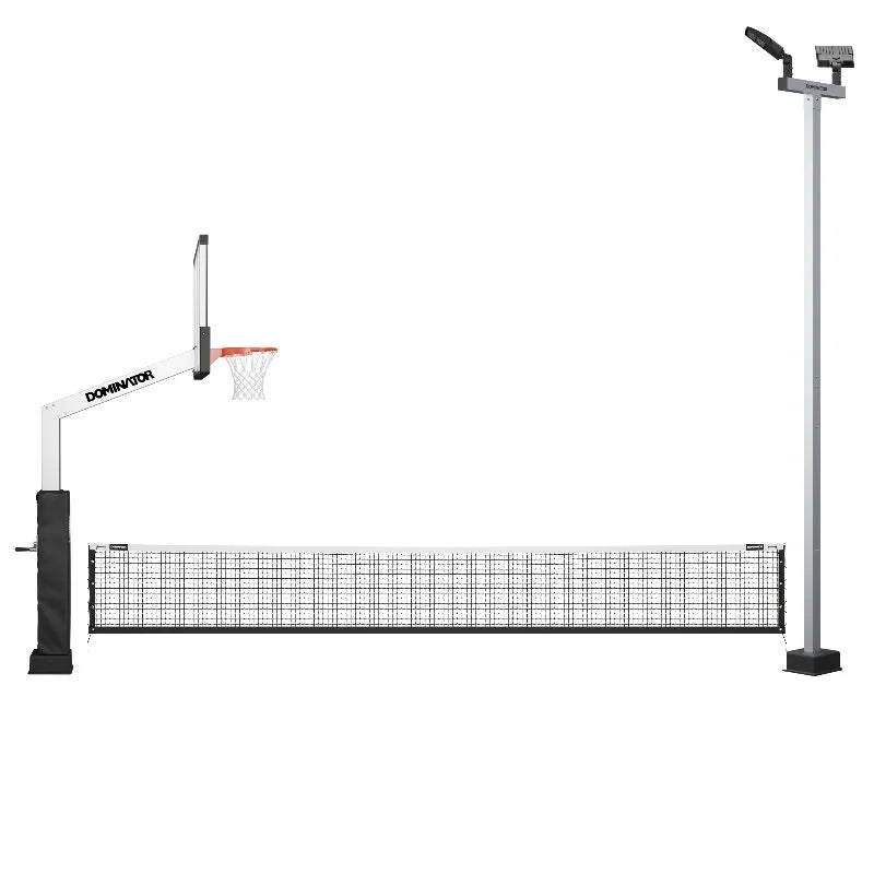 Hoop-to-Light Pickleball Netting
