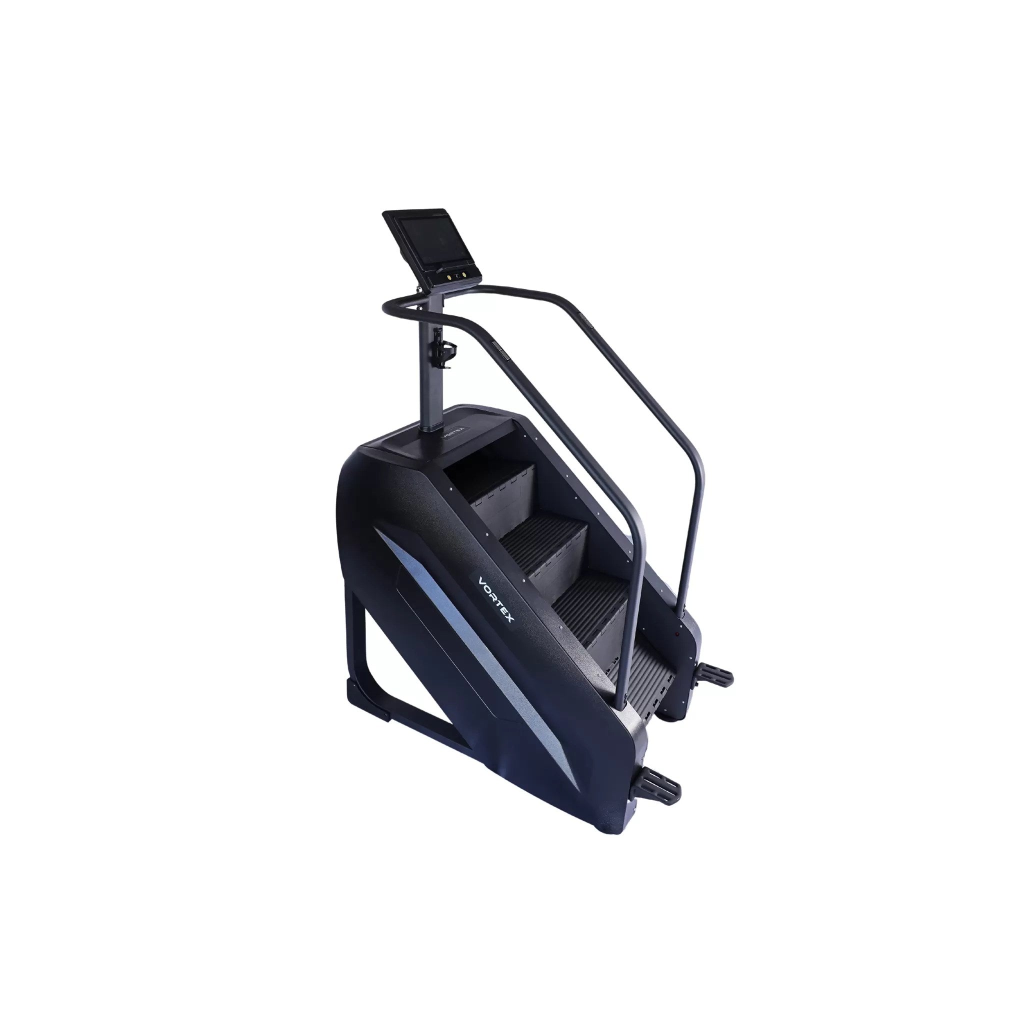 Vortex Commercial Stair Stepper with integrated TV for scenery, streaming apps, and more ST4000