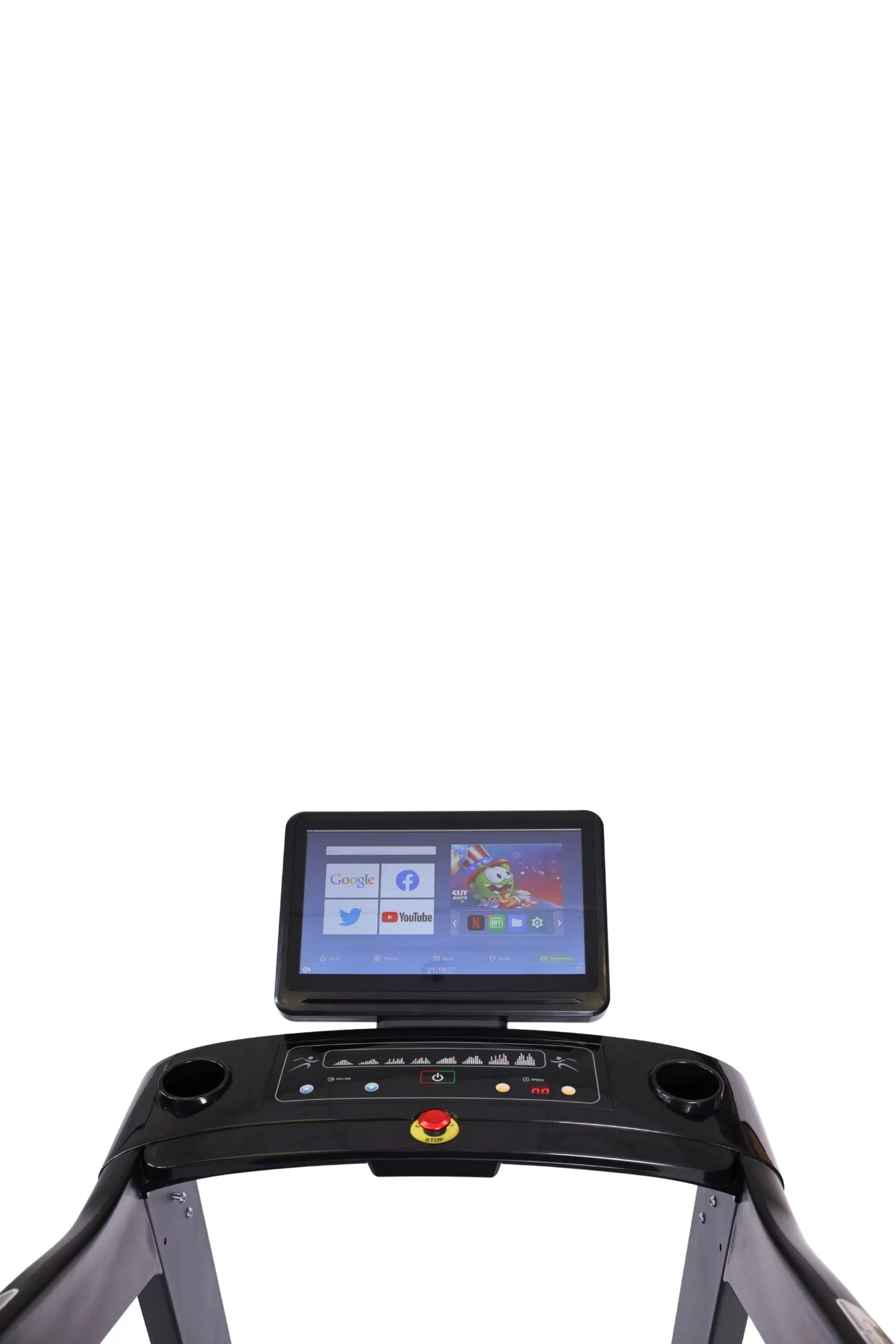 Vortex VT5000 Commercial Treadmill with integrated TV for streaming, scenery and more!