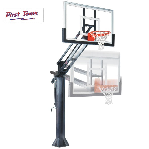 Force™ In Ground Adjustable Basketball Goal