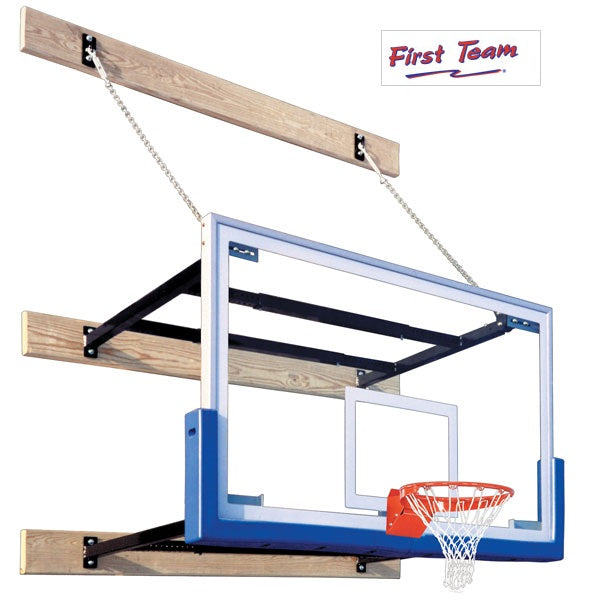 SuperMount46™ Wall Mount Basketball Goal – Adjustable 4' to 6' Extension, Multiple Backboard Options, Lifetime Warranty