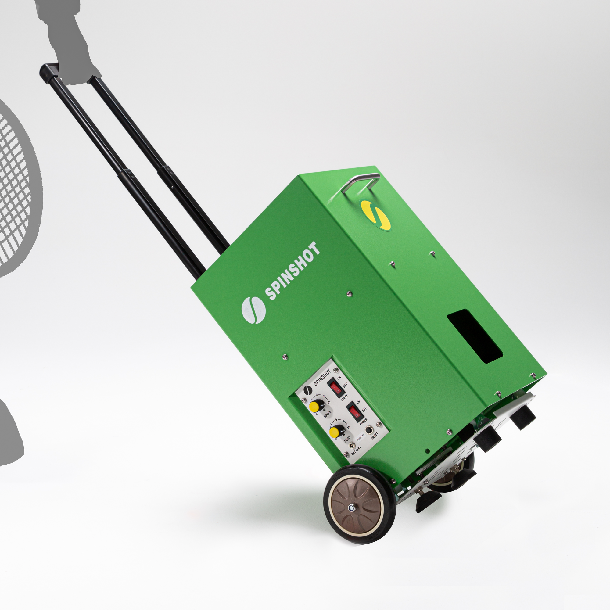 Spinshot Lite Tennis Ball Machine – Portable & Lightweight with Optional Oscillation and Remote