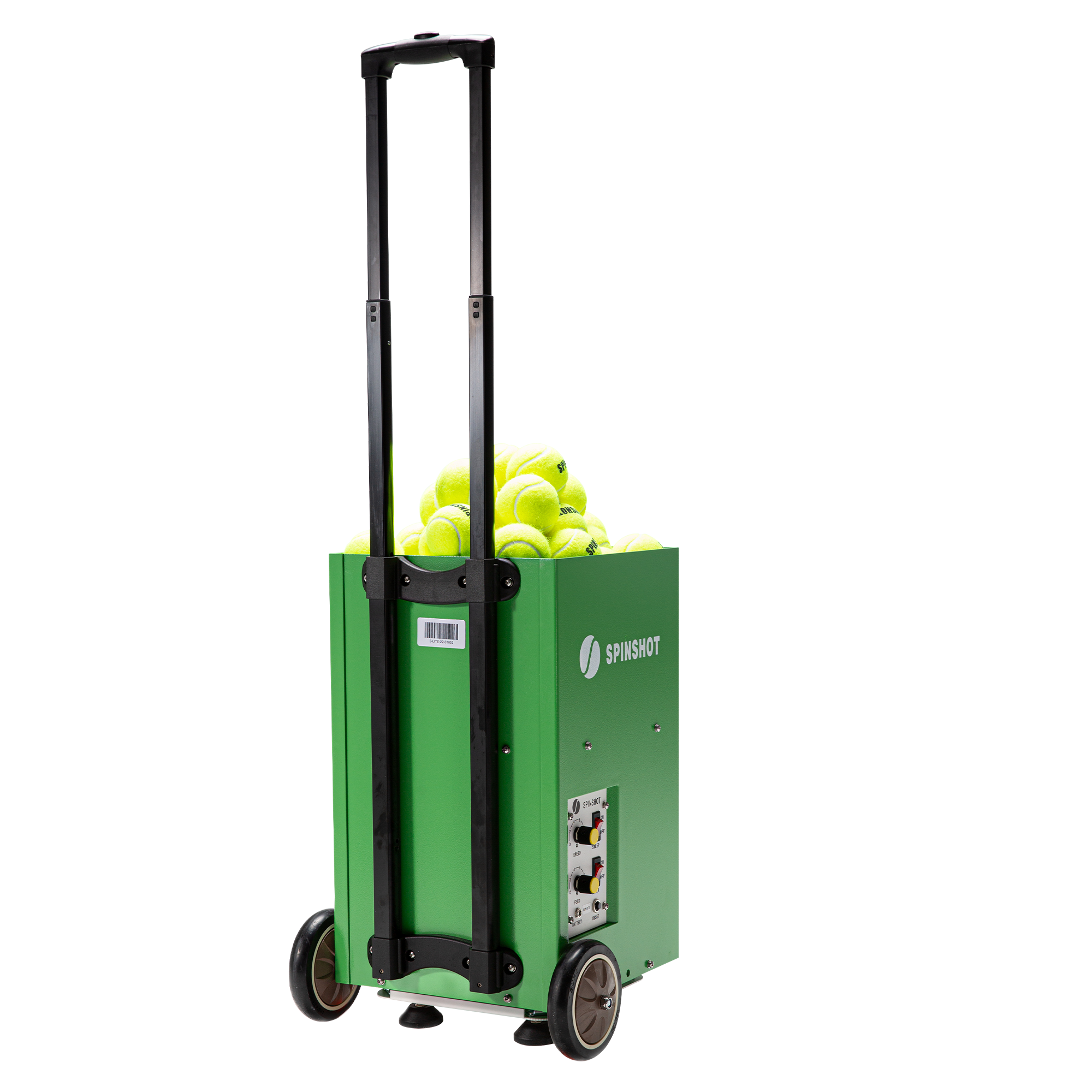 Spinshot Lite Tennis Ball Machine – Portable & Lightweight with Optional Oscillation and Remote