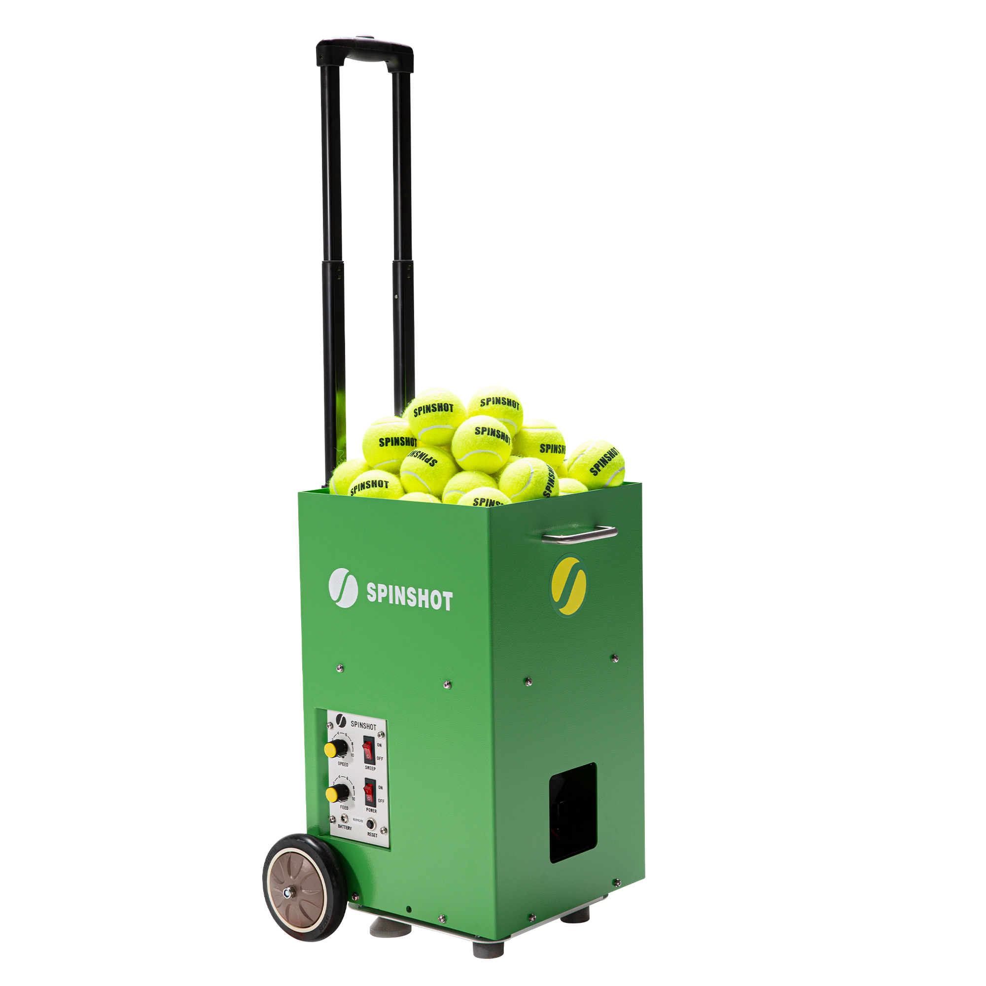 Spinshot Lite Tennis Ball Machine – Portable & Lightweight with Optional Oscillation and Remote