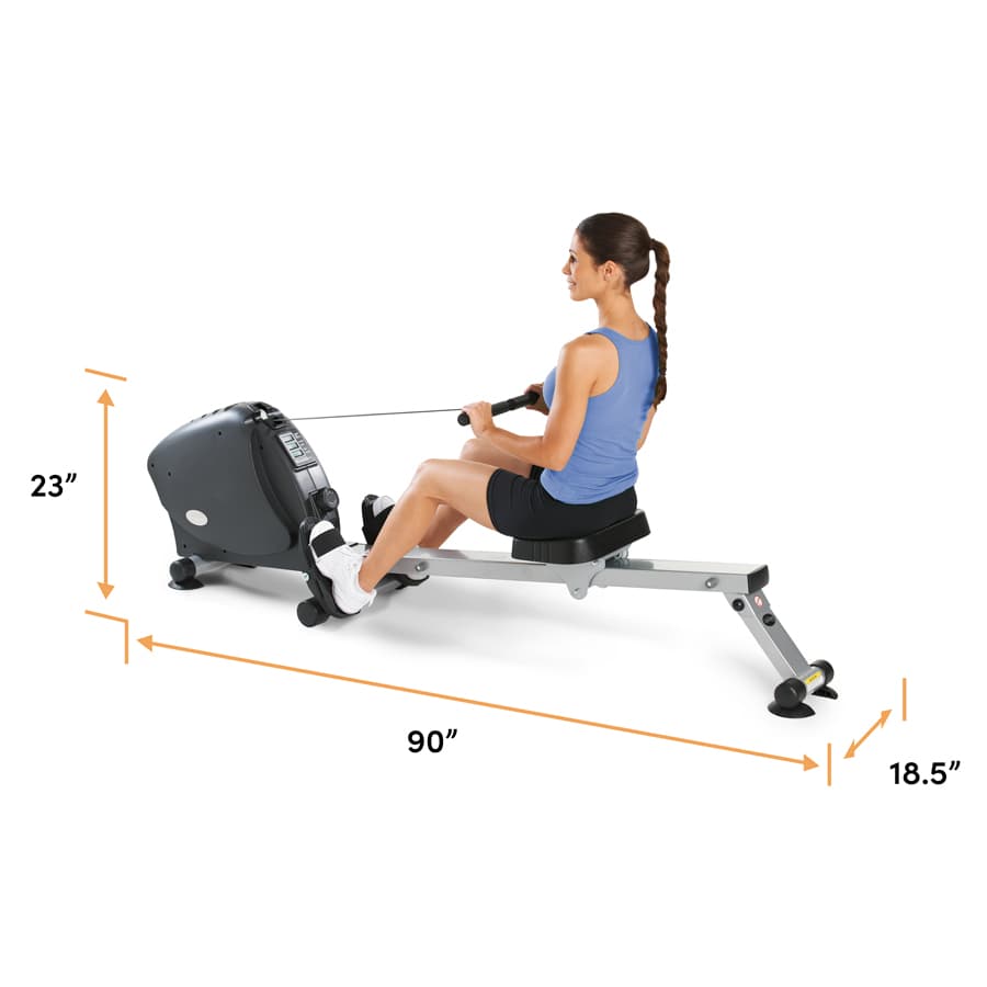 RW1000 Magnetic Indoor Rower – Foldable, Silent & Full-Body Workout Machine