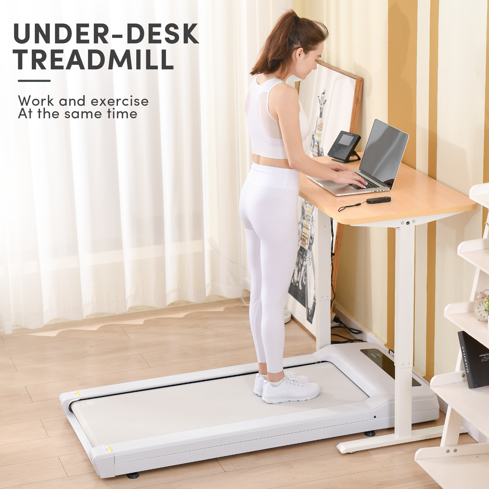 TX6‑GlowUp Under Desk Treadmill – Quiet, Durable & Office‑Ready