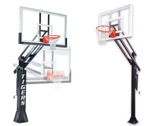 Complete In Ground Adjustable Goals