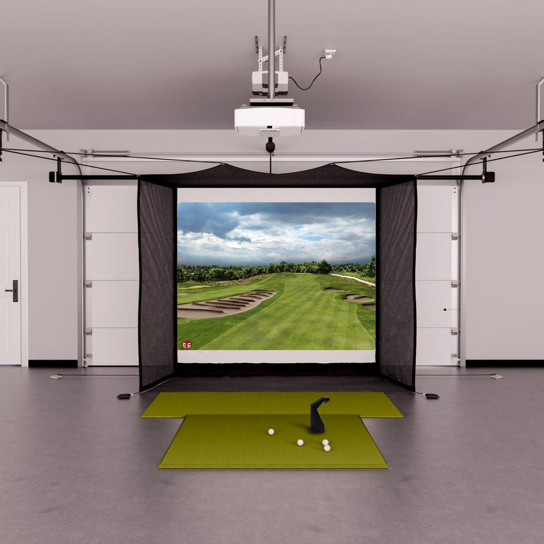 TruGolf Launch Box Garage Golf Simulator Package