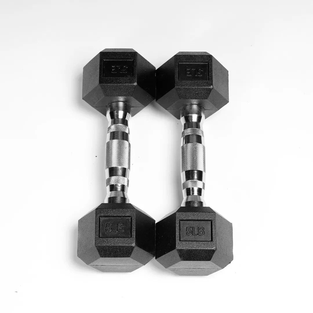 Vortex Rubber Hex Dumbbells (Single)