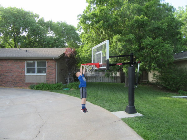Attack™ In Ground Adjustable Basketball Goal