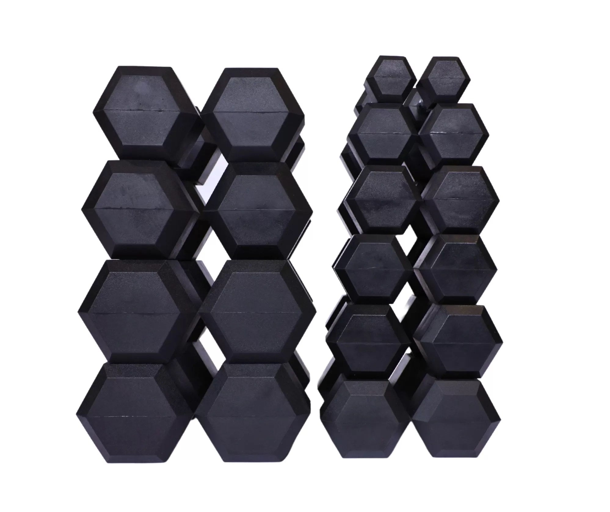 Rubber Hex Dumbbell Sets