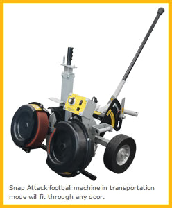 Snap Attack Football Machine – Elite Snap, Pass & Kick Training Tool