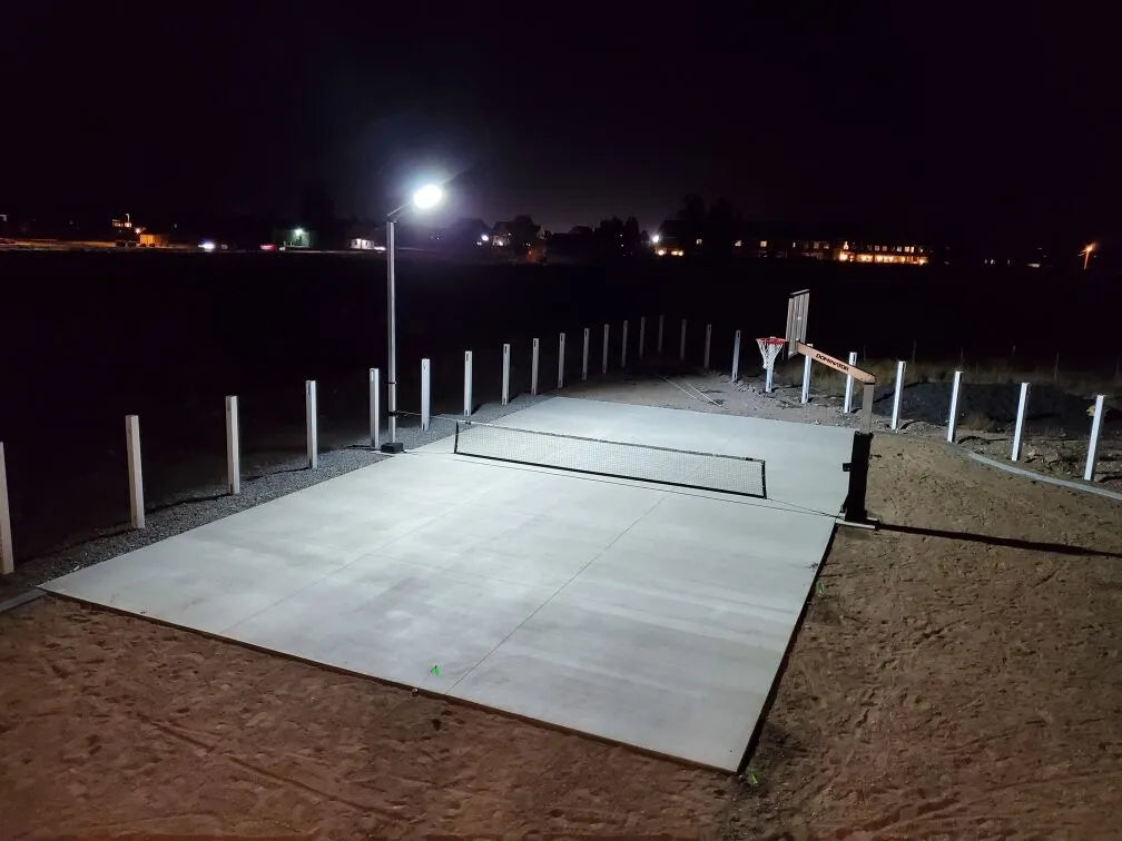 Hoop-to-Light Pickleball Netting