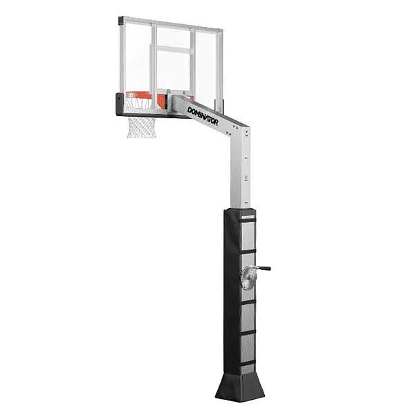 Dominator 54" Glass Backboard Adjustable Basketball Hoop