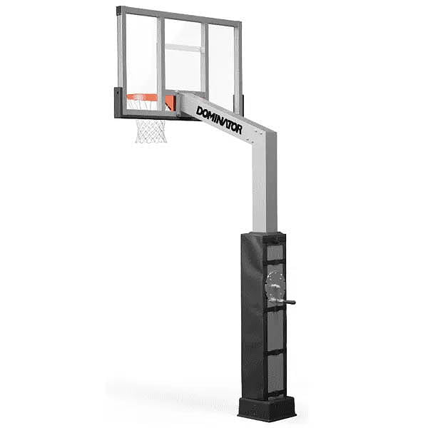 Dominator 60" Glass Backboard Adjustable Basketball Hoop