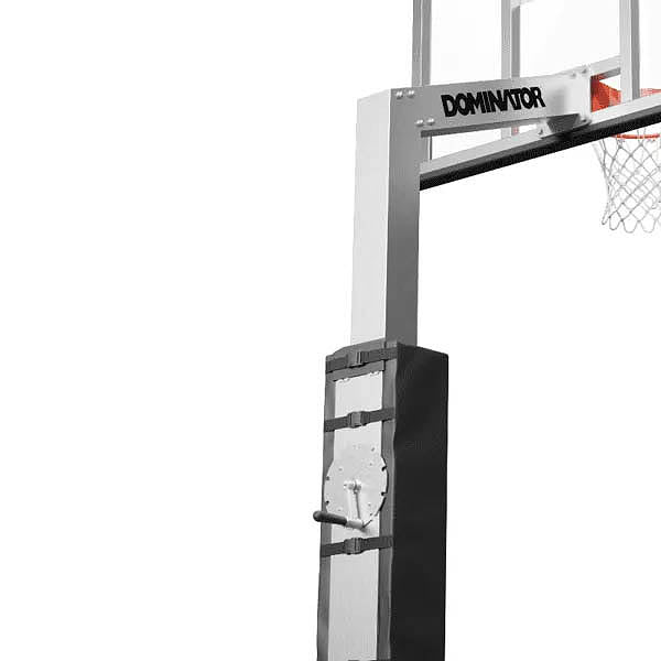 Dominator 60" Glass Backboard Adjustable Basketball Hoop