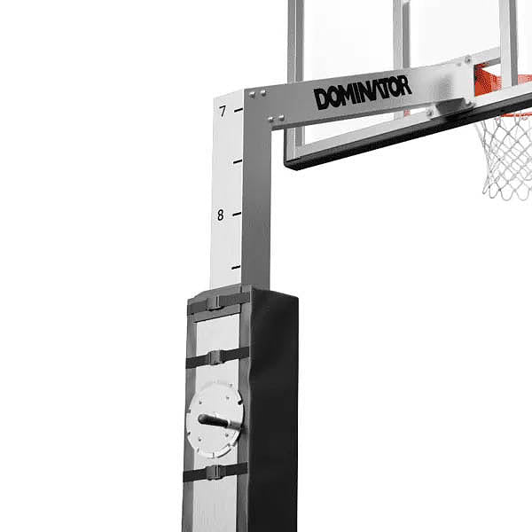 Dominator 72" Glass Backboard Adjustable Basketball Hoop