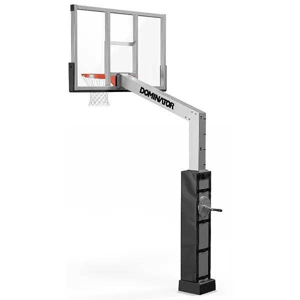 Dominator 72" Glass Backboard Adjustable Basketball Hoop