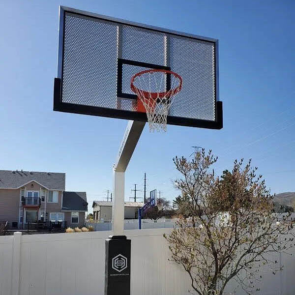 Dominator Pro 72" Aluminum Shatter-Proof Backboard Adjustable Basketball Hoop