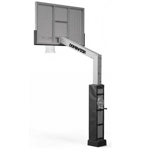 Dominator Pro 72" Aluminum Shatter-Proof Backboard Adjustable Basketball Hoop