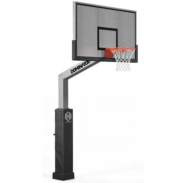 Dominator Pro 72" Aluminum Shatter-Proof Backboard Adjustable Basketball Hoop