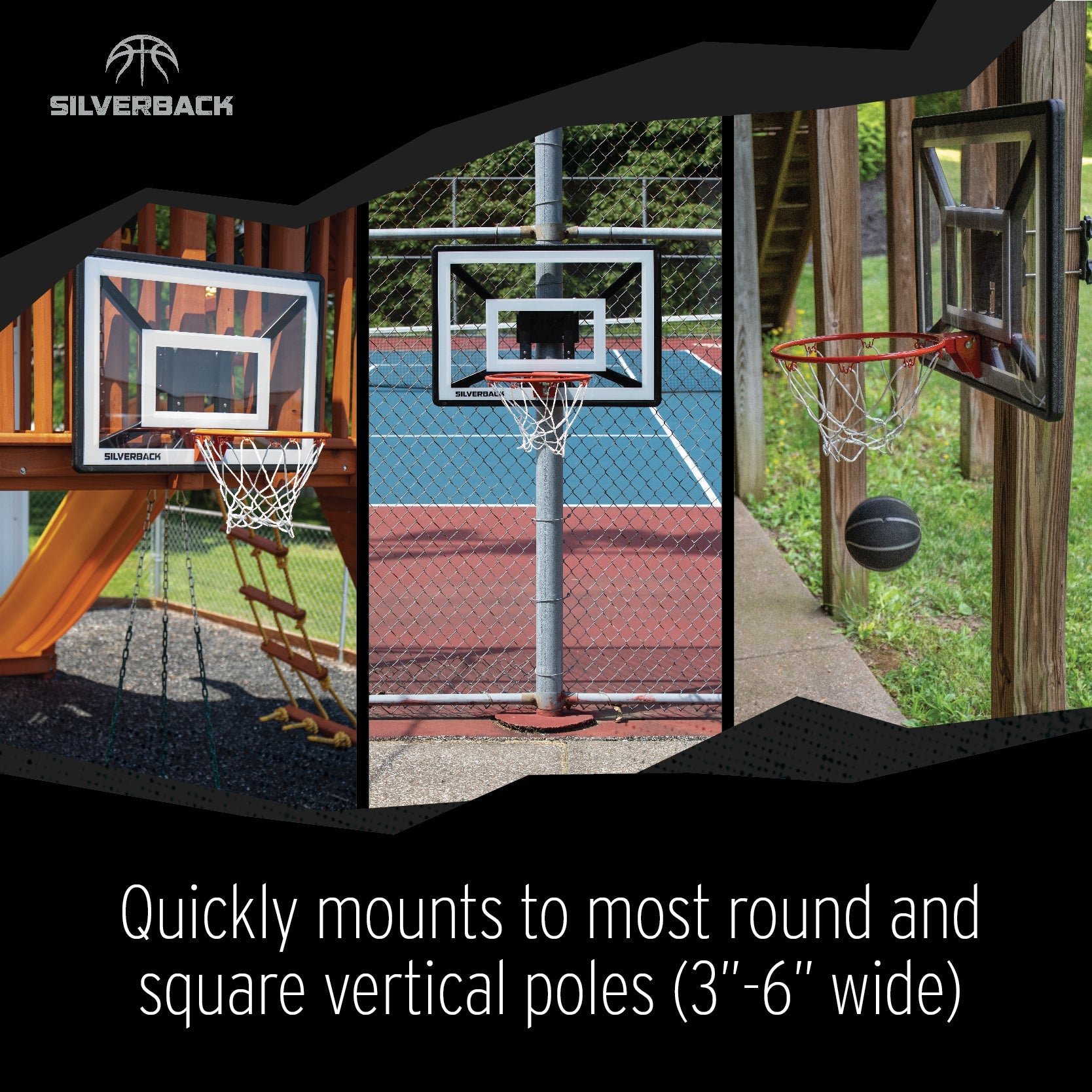 Silverback Junior Basketball Hoop