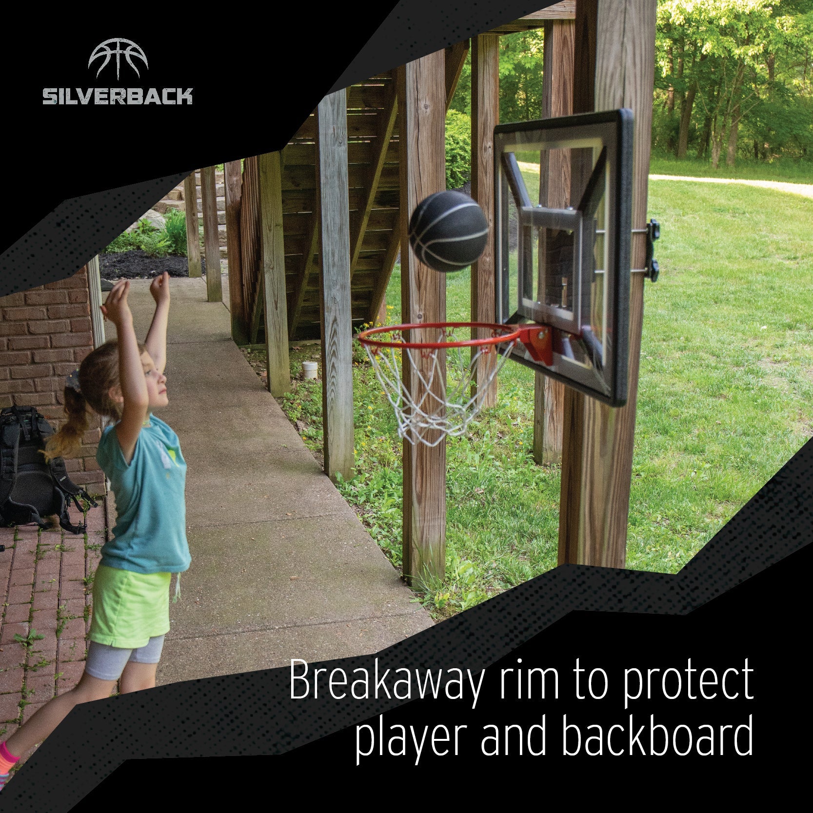 Silverback Junior Basketball Hoop